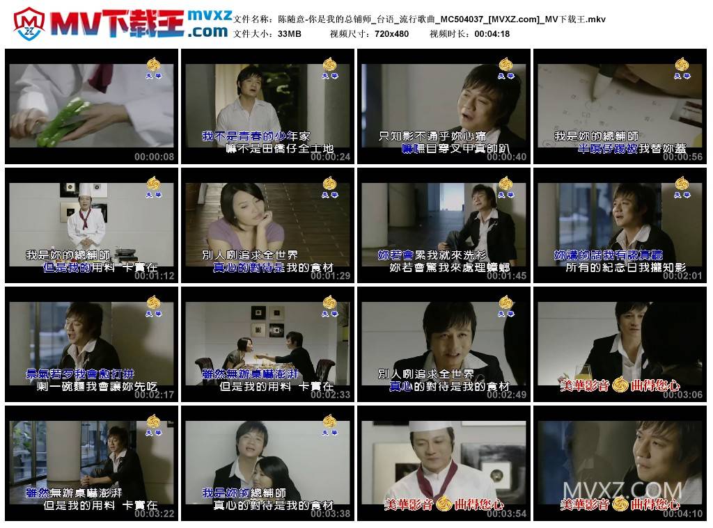 陈随意-你是我的总铺师_台语_流行歌曲_MC504037